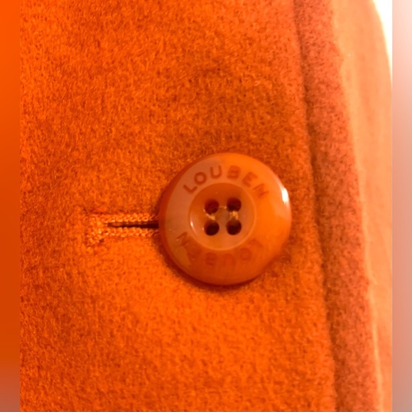 Louben Brand Cashmere Blend Women's Orange Blazer  Plus Size 16 NWT - Picture 7 of 12